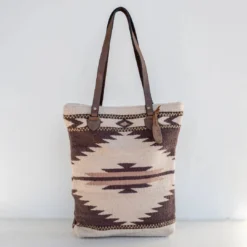 MZ Fair Trade Tierra Wool Bucket Tote Bag Accessories