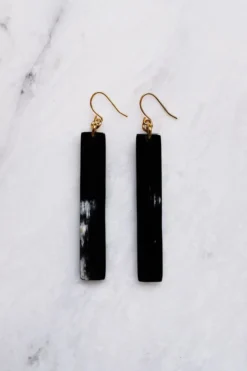Hathorway Tinh Horn Bar Earrings