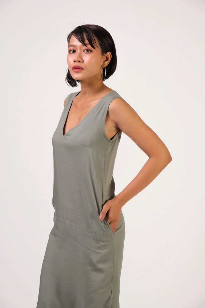 Tonlé Clothing Nuon Upcycled Dress 4 Tonlé Clothing Nuon Upcycled Dress