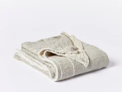 Coyuchi Topanga Matelasse Throw Blanket Home Goods