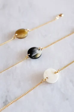 Hathorway Tran Quoc Dainty Horn Charm Bracelet Jewelry