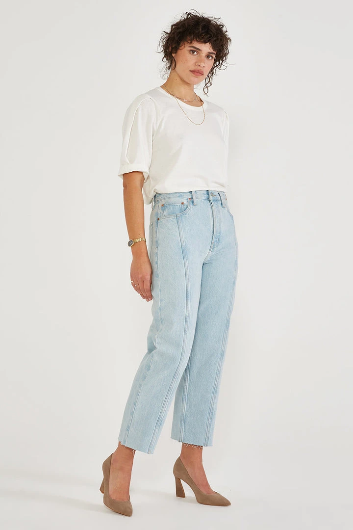 ÉTICA Tyler Seamed Crop Jeans - Sea Breeze 6 ÉTICA Tyler Seamed Crop Jeans - Sea Breeze