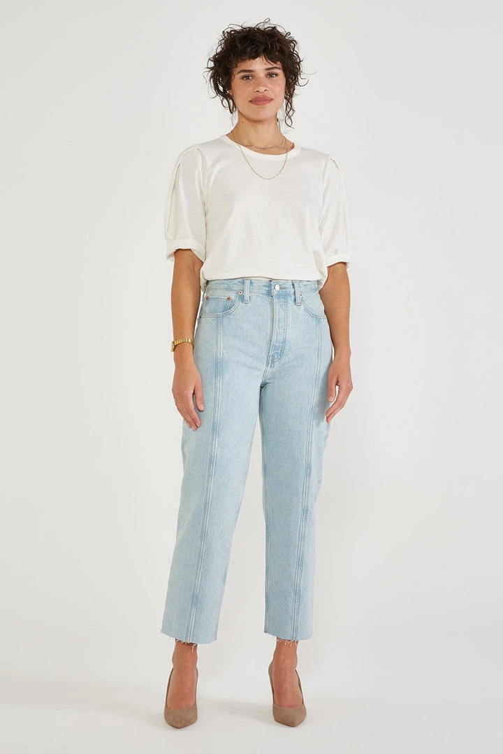 ÉTICA Tyler Seamed Crop Jeans - Sea Breeze 3 ÉTICA Tyler Seamed Crop Jeans - Sea Breeze