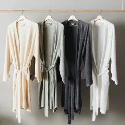 Ettitude Unisex Bamboo Waffle Robe - Sage Best Sellers