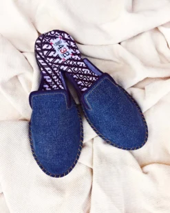 ONE432 Recycled Unisex Slippers - Cobain Denim