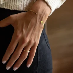 Nisolo Upcycled Brass Wire Cuff Bracelet Best Sellers