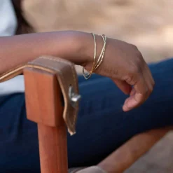 Nisolo Upcycled Tiny Brass Bead Bracelet Best Sellers