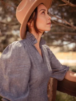 Valani Sodalin Hemp Dress Clothing