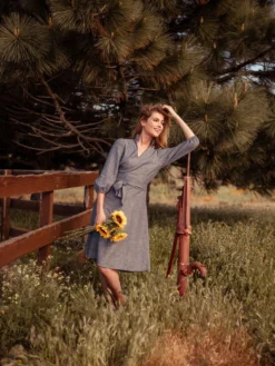 Valani Sodalin Hemp Dress Clothing