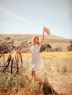 Valani Special Occasion Sokha Banana Midi Dress - Cloud Dancer 9 Valani Special Occasion Sokha Banana Midi Dress - Cloud Dancer