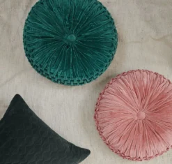 Casa Amarosa Velvet Round Throw Pillow Home Goods