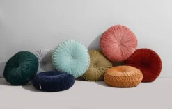 Casa Amarosa Velvet Round Throw Pillow Home Goods