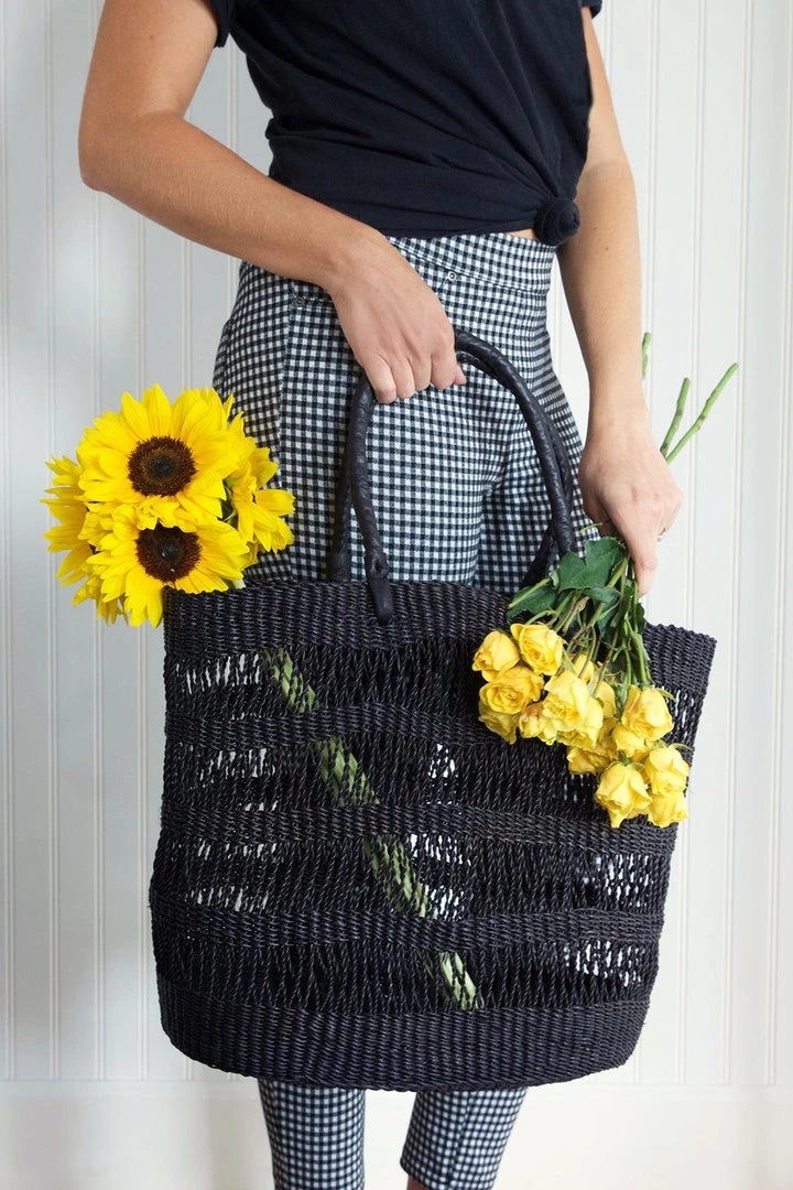 Swahili African Modern Veta Vera Raven Lace Weave Shopper Bag 4 Swahili African Modern Veta Vera Raven Lace Weave Shopper Bag