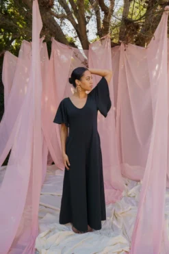 Mien Villa Flutter Sleeve Jumpsuit Clothing 32 Mien Villa Flutter Sleeve Jumpsuit Clothing