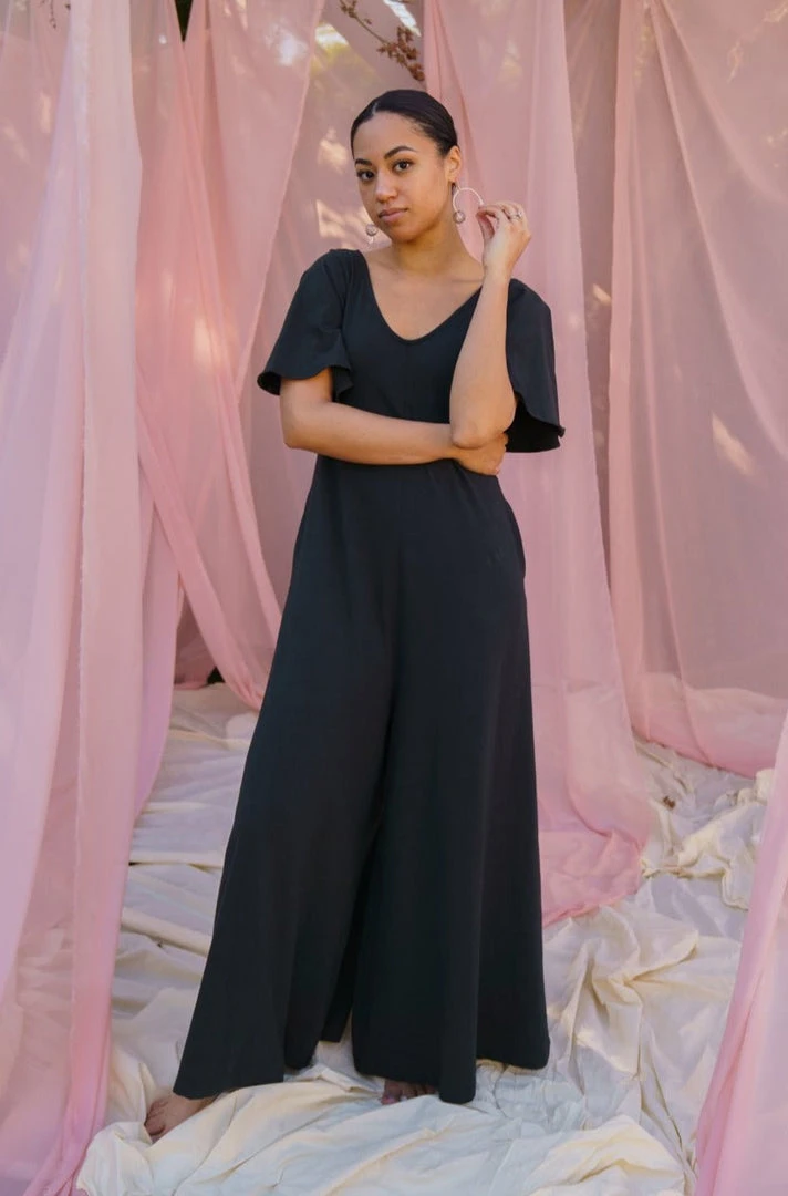 Mien Villa Flutter Sleeve Jumpsuit Clothing 22 Mien Villa Flutter Sleeve Jumpsuit Clothing