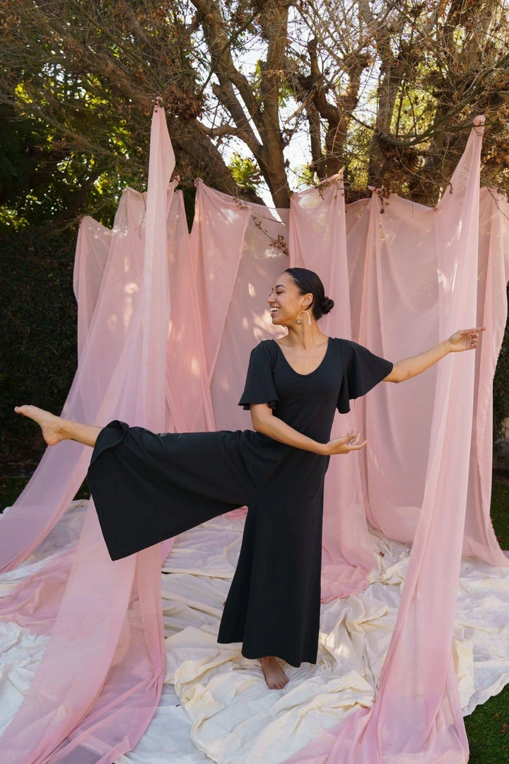 Mien Villa Flutter Sleeve Jumpsuit Clothing 4 Mien Villa Flutter Sleeve Jumpsuit Clothing