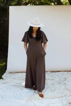 Mien Villa Flutter Sleeve Jumpsuit Clothing 25 Mien Villa Flutter Sleeve Jumpsuit Clothing