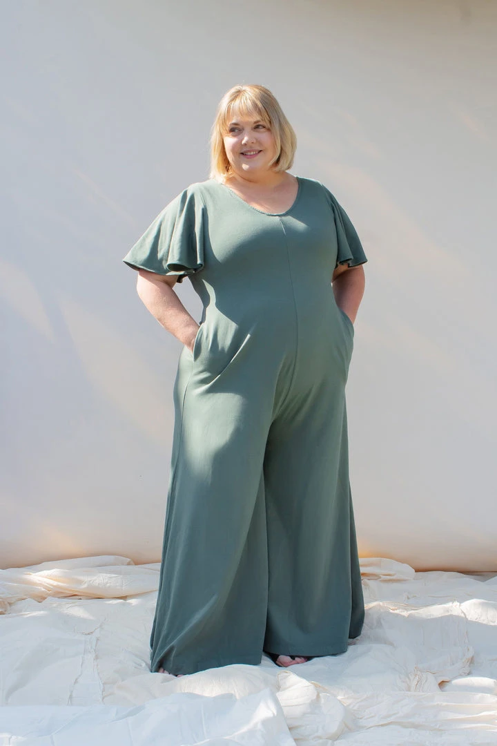 Mien Villa Flutter Sleeve Jumpsuit Clothing 8 Mien Villa Flutter Sleeve Jumpsuit Clothing