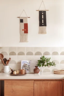 Village Thrive Block Macrame Wall Hanging Home Goods