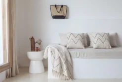 Village Thrive Black Zig Zag Blanket Home Goods 9 Village Thrive Black Zig Zag Blanket Home Goods