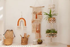 Village Thrive Mia Macrame Rainbow Wall Hanging