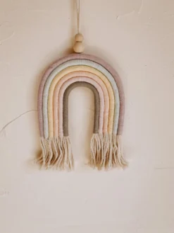 Village Thrive Mia Macrame Rainbow Wall Hanging