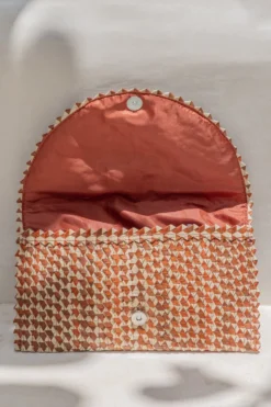 Village Thrive Ombre Rattan Clutch Bag Accessories