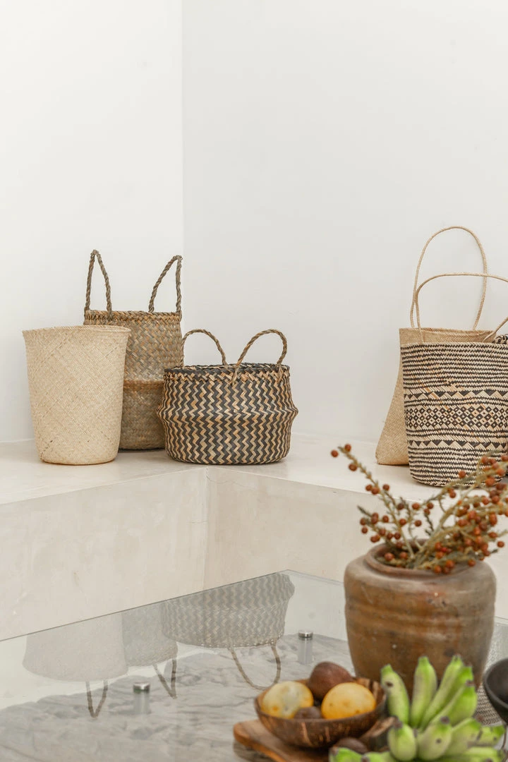 Village Thrive Praya Rattan Basket Home Goods 9 Village Thrive Praya Rattan Basket Home Goods