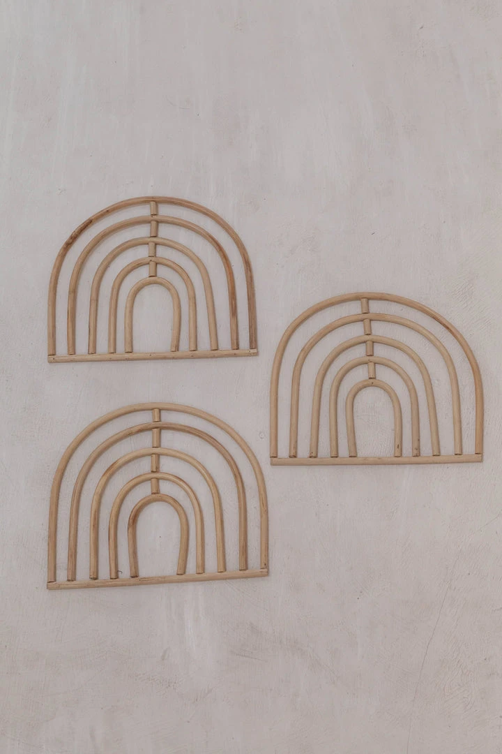 Village Thrive Rainbow Rattan Wall Decor Home Goods 10 Village Thrive Rainbow Rattan Wall Decor Home Goods