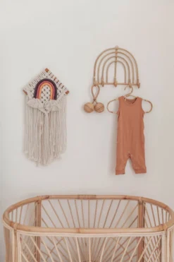 Village Thrive Rainbow Rattan Wall Hook