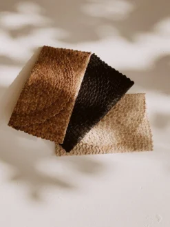 Village Thrive Accessories Rattan Clutch Bag