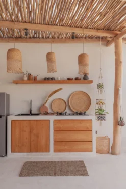 Village Thrive Rattan Utensil Holder