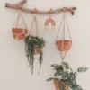 Village Thrive Wood Beaded Plant Hangers Home Goods 1 Village Thrive Wood Beaded Plant Hangers Home Goods