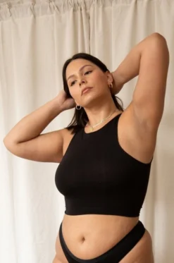 Mary Young Wallace Bamboo Crop Top New Arrivals