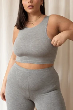 Mary Young Wallace Bamboo Crop Top New Arrivals