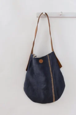 Will & Atlas Archer Jute Tote - Indigo Accessories