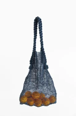 Will & Atlas Jumbo Market String Bag - Indigo Accessories
