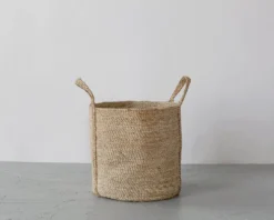Will & Atlas Home Goods Jute Laundry Basket - Natural