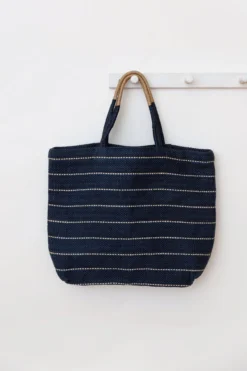 Will & Atlas Accessories Marin Jute Shopper - Indigo