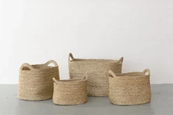 Will & Atlas Oval Jute Baskets - Natural Best Sellers 7 Will & Atlas Oval Jute Baskets - Natural Best Sellers