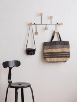 Will & Atlas Accessories Sonoma Jute Shopper - Indigo Stripe