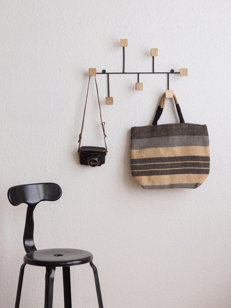 Will & Atlas Accessories Sonoma Jute Shopper - Indigo Stripe 4 Will & Atlas Accessories Sonoma Jute Shopper - Indigo Stripe