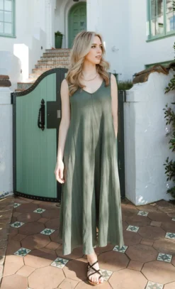 Mien Willow Wide Rib Jumpsuit Clothing