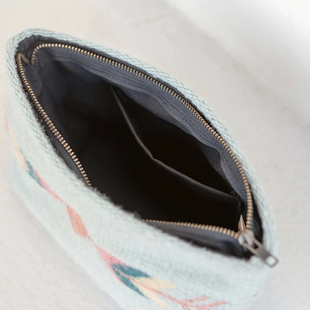 MZ Fair Trade Wind + Arrows Wool Clutch Bag Accessories 6 MZ Fair Trade Wind + Arrows Wool Clutch Bag Accessories