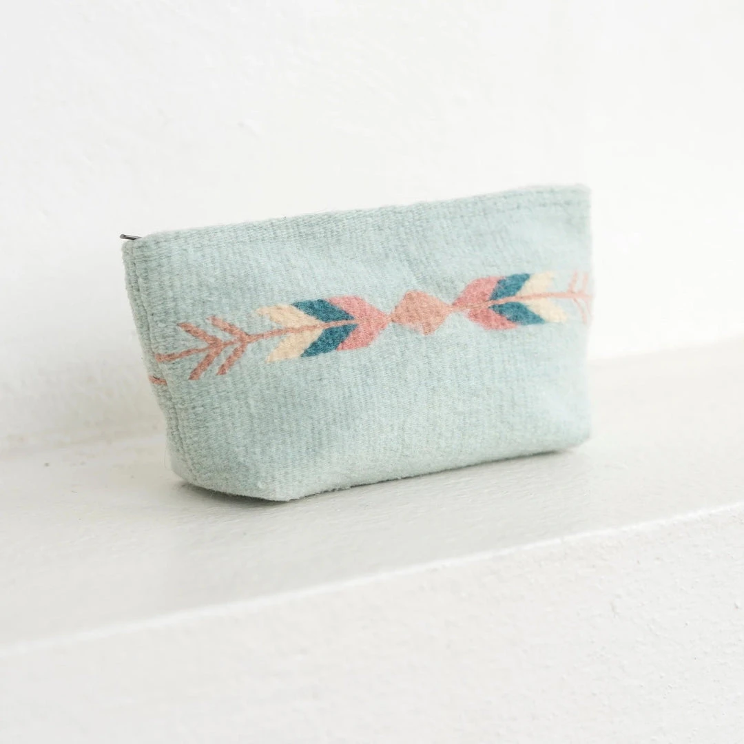 MZ Fair Trade Wind + Arrows Wool Clutch Bag Accessories 7 MZ Fair Trade Wind + Arrows Wool Clutch Bag Accessories