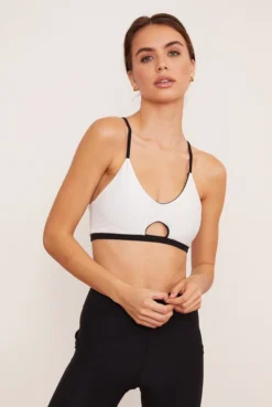 Wolven Reversible Crisscross Recycled Bra - Onyx Activewear + Athleisure