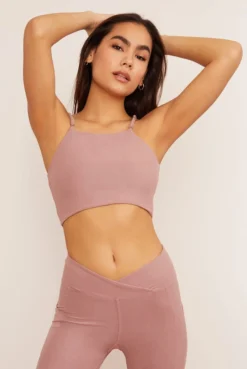 Wolven Reversible Crisscross Four-Way Recycled Top - Salt