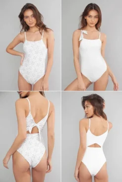 Wolven Reversible Eight-Way Recycled One Piece Swimsuit - Harmony 16 Wolven Reversible Eight-Way Recycled One Piece Swimsuit - Harmony