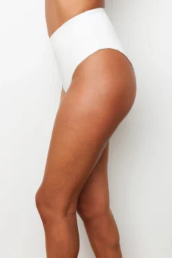 Wolven Swim Reversible Recycled High-Waisted Bikini Bottom - Harmony