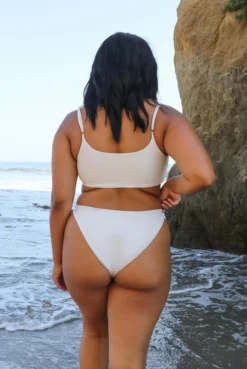 Wolven Reversible Ruched Recycled Swimsuit Top - Harmony